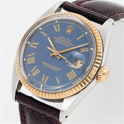 quadrante rolex datejust buckley bleu